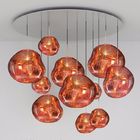 Red glass globe pendant light for kitchen Bedroom Dining room Lighting Fixtures (WH-GP-21)