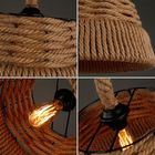 Vintage Rope Mesh pendant lights for indoor home lighting Fixtures (WH-VP-20)