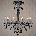 Black huge crystal chandelier for Kitchen Dining room Lighting Fixtures (WH-CY-153)