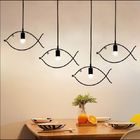 Industrial multi pendant lighting For Living room Bedroom Fish Shape (WH-VP-43)