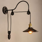 Industry vintage retro Loft wall lamp Home goddess Adjustable Iron Pulley light（WH-VR-41）