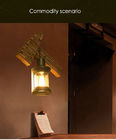 Restaurant bar cafe light creative industrial Vintage wood wall lamp(WH-VR-53)