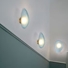 Bedroom Living Room Designer Lamp Modern Glass Pebble Wall Light（WH-OR-77）