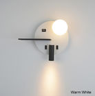 LED wall Light with switch USB LED Reading wall mounted bedside reading lights (WH-OR-120)
