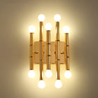 Gold Nordic Loft Villa Wall Lamp Art Creative Designer Meurice 10 Light Wall Sconce（WH-OR-183)