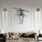 Minimalist creative living room wall lamp Postmodern designer RA Wall Sconce(WH-OR-213)