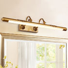 Adjustable Retro Bathroom LED Mirror Light Bronze Carved Bathroom Cabinet Vanity Mirror Light(WH-MR-42)