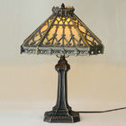 14 inch European retro simple square table lamp living room Tiffany Table Lamp(WH-TTB-02)