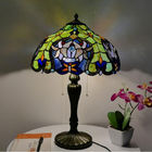 40CM Tiffany Table Lamp Flower Lampshade Bedroom Bedside Lamp(WH-TTB-36)