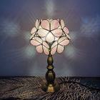 Glass Lampshade Table Lamp Flower Lampshape E27 Bedroom vintage table lamp(WH-TTB-63)
