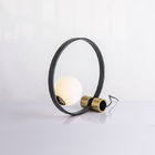 Nordic post modern simple creative glass ball hardware Zena Table Lamp(WH-MTB-207)