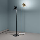 Minimalist Art Floor Lamp Adjustable Lamp Head Nordic Modern Eye-Protective E27 Metal Standing foot lamp(WH-MFL-13)