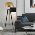 Designer Creative office LED floor lamp simple metal villa living room  replica lamp designer tripod lighting（WH-MFL-44)