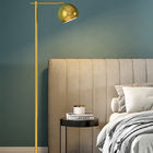 Gold Floor Lamp Modern E27 Standing Lamp Corner Light Reading Light Plated Brass led stand lamp(WH-MFL-65)