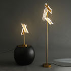 Gold Simple Nordic LED Floor Lamp For Study Living Room Bedroom Decoration Vertical minimalist led floor lamp(WH-MFL-98)