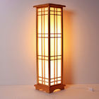 Modern wood Floor Lamp Washitsu Tatami Decor Window Pane Lamp Restaurant Living Room japanese lamp（WH-WFL-01)