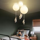 Modern LED balloon Ceiling Lights Warm Cartoon Bear Ceiling lamp Kids room chandelier (WH-MI-303)