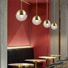 LED Glass ball pendant lights Postmodern gold black minimalist lamp dining Room bar kitchen Pendant Lamp(WH-AP-173)
