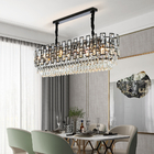 Modern crystal chandelier for Living Room Modern Rectangle Kitchen island indoor Lighting led Chandeliers(WH-CY-170)