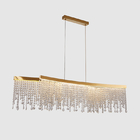 Led Creative Crystal Chandelier For Dining Room Gold Design Hanging Lamp(WH-CY-172)