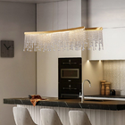 Led Creative Crystal Chandelier For Dining Room Gold Design Hanging Lamp(WH-CY-172)