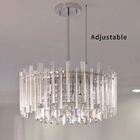 Modern Round LED Light Chandelier Luxury Clear Crystal Lampshade kitchen chandelier(WH-CY-178)