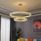 Modern Crystal Led Chandelier for Living Room Bedroom Crystal Ring Circle Chandelier(WH-CY-181)