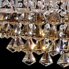 Oval Crystal Chandelier For Living room Bedroom Hotel ceiling chandelier(WH-CA-55)