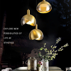 Europe Modern LED Glass Ball Luxury Pendant Light on Dining Room Kitchen island Light(WH-GP-81)