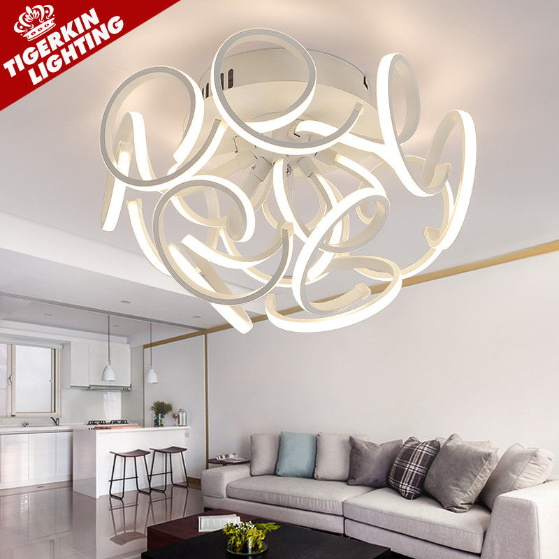 Modern Bedroom Led Ceiling Lights Dimming Acrylic Living Room Lamp Modern Bedroom Led Ceiling Lights Dimming Acrylic Living Room Lamp Plafondlamp Lamparas Techo Lighting Fixtures Foyer Li