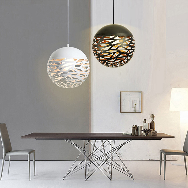 Modern metal pendant lights Hollow dining room lamp living room Lodes Kelly Dome Pendant Lamp（WH-AP-486）