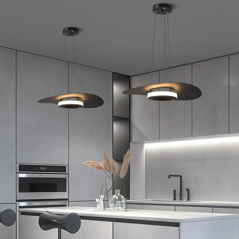 Modern Round Aluminum Led Pendant Lights For Living Room Dining Room LED Chandelier(WH-AP-586)
