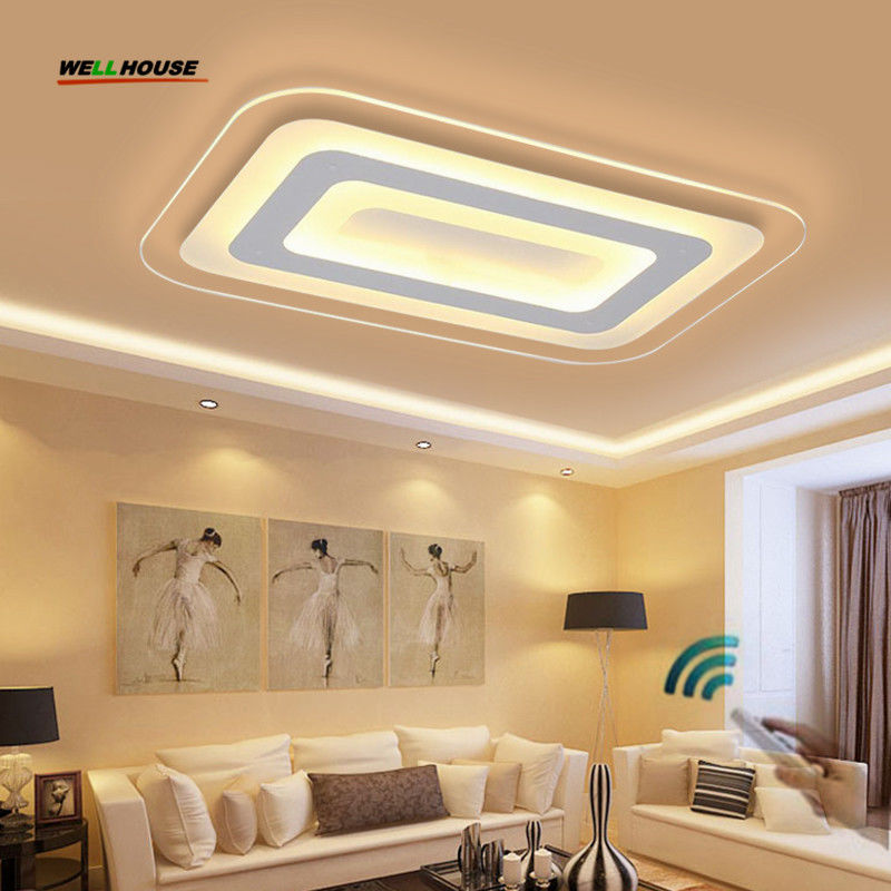 Modern Led Ceiling Lights For Indoor Lighting Plafon Square Modern Led Ceiling Lights For Indoor Lighting Plafon Square Lamp Fixture Living Room