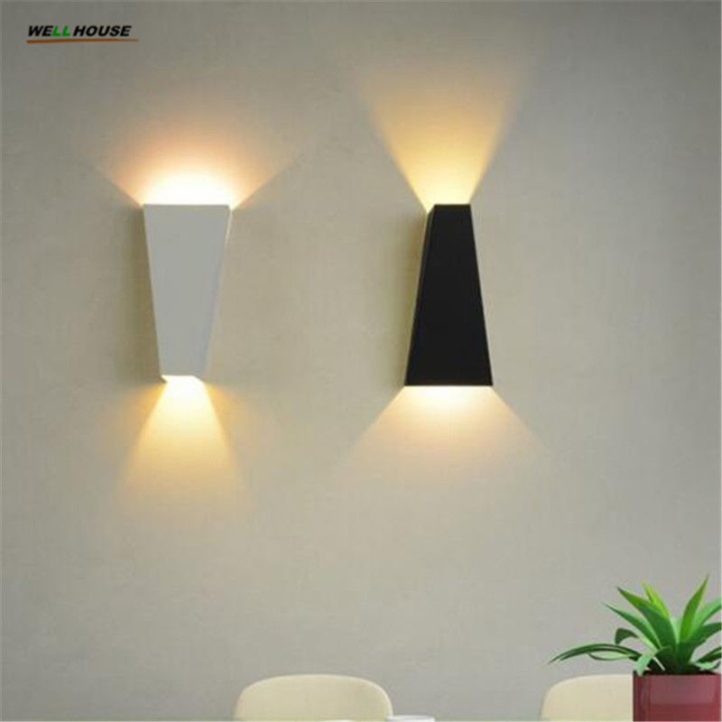 Trapezoid LED Wall Lamp Aluminum Modern Creative Wall Light for Outdoor ...