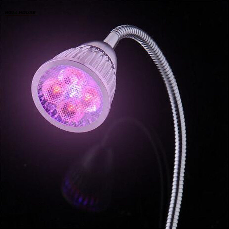 5w Full Spectrum Led Clip On Desktop Grow Lamp Clamp Flexible 5w Full Spectrum Led Clip On Desktop Grow Lamp Clamp Flexible Gooseneck For Garden Greenhouse And Hydroponic