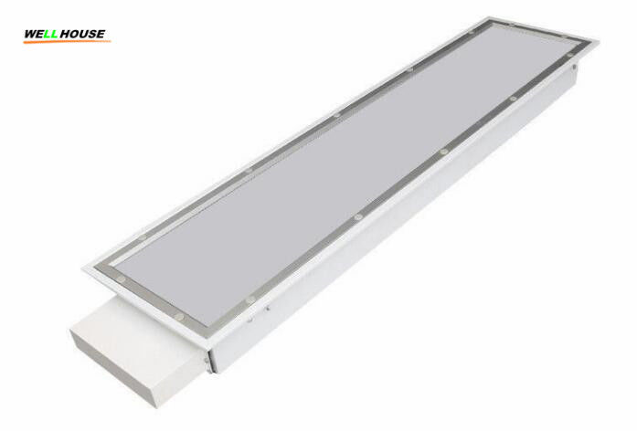 Ip54 T8 Opal Fluorescent Recessed Lighting Fixtures For Office