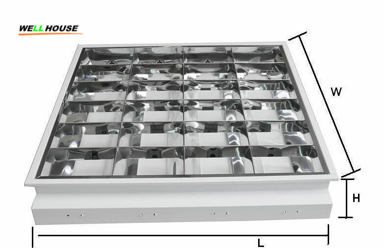 T8 V TYPE FLUORESCENT RECESSED LIGHTING FIXTURES FOR ...