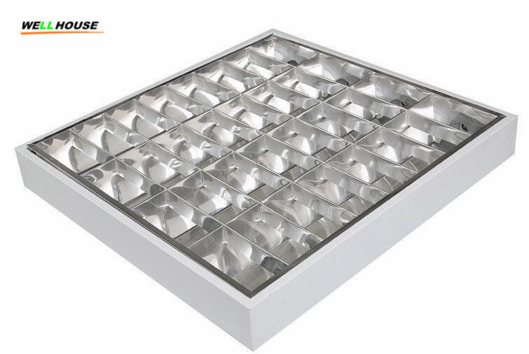 T8 Fluorescent Surface Mounted Lighting Fixtures For Office