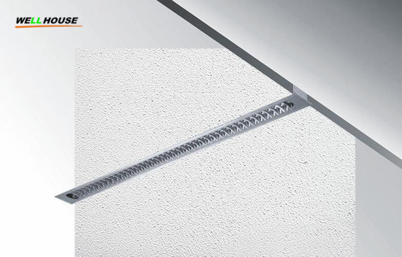 1203mm T5 T8 Fluorescent Lighting Fixture Aluminium Recessed Luminaire