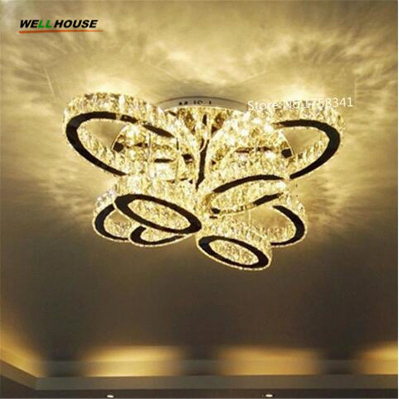 Europe Design Led Ceiling Lights Er Living Room Crystal Lamp Europe Design Led Ceiling Lights Er Living Room Crystal Lamp Modern Home Lamps High Grade
