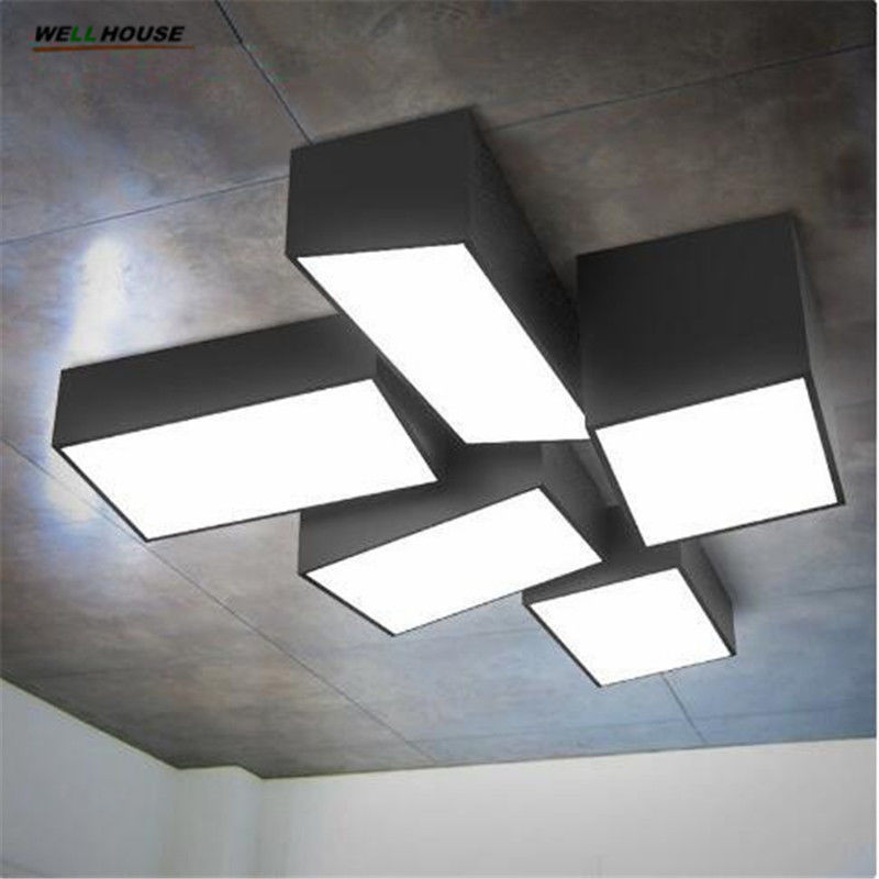 Alhakin Modern Ceiling Mounted Lamps 24 42w Black And White Living Alhakin Modern Ceiling Mounted Lamps 24 42w Black And White Living Room Lamp Indoor