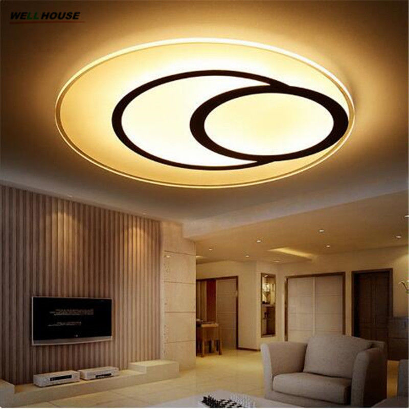 Indoor Ceiling Lights Design Ideas Super Thin Round Ceiling Lights Indoor Lighting Led Luminaria Abajur Modern For Living