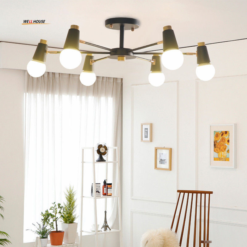 Simple Chandeliers Wrought Iron Living Room Bedroom Study Children Simple Chandeliers Wrought Iron Living Room Bedroom Study Children S Nordic Lighting Office Lights