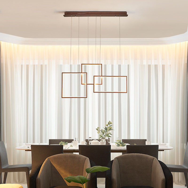 Modern adjustable Square Shape pendant light Fixtures Hanging Lights (WH-AP-15)