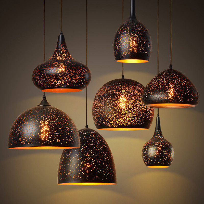 Loft Industrial enamel pendant lights for Kitchen Bedroom Living room Lighting Fixtures (WH-VP-23)