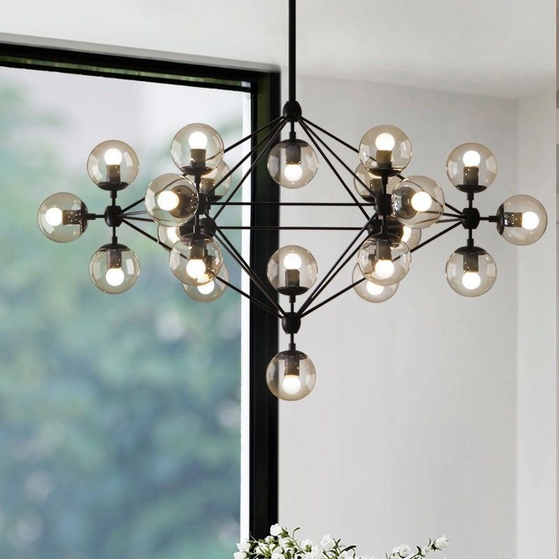 Industrial frosted glass pendant lights for Indoor home Living room Kitchen Lights (WH-VP-26)