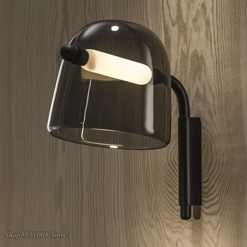 Modern Mona Glass Wall Lamps Nordic Led Wall Sconce Light(WH-OR-79)