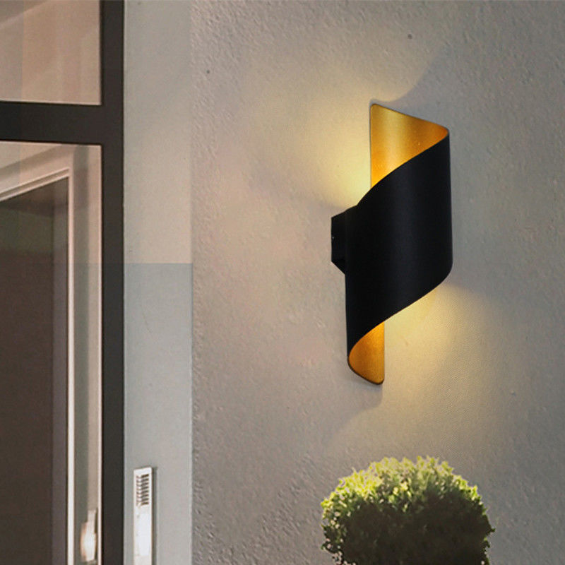 6W Waterproof Outdoor Lighting Modern Wall Light Outdoor LED Lamp Courtyard Exterior Sconce(WH-HR-08)