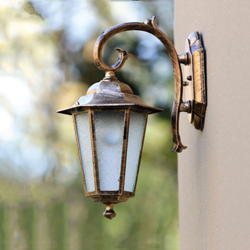 Outdoor porch lamp fashion villa garden light balcony corridor gateway yard wall sconce(WH-HR-65)