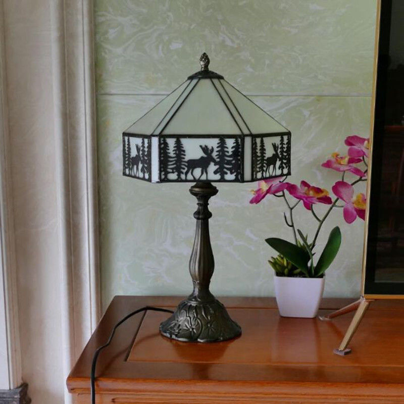 Tiffany Table Lamp Creative Bedroom Restaurant Table Lighting(WH-TTB-35)